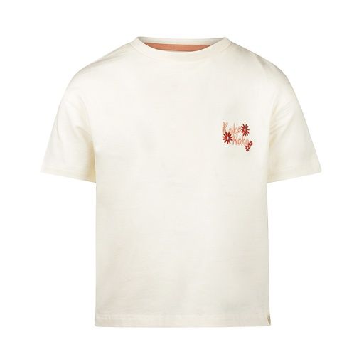 [01-37865.0] Mädchen T-Shirt mit kleiner Blumenstickerei (98)