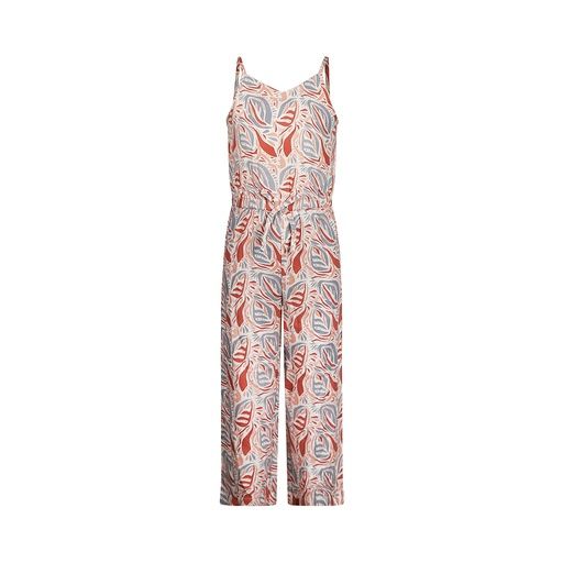 [01-37866.0] Mädchen-Jumpsuit ärmellos mit Blätter-Print (104)