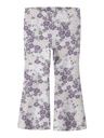 Geblümte Mädchen Leggings mit Schlag gerippt
