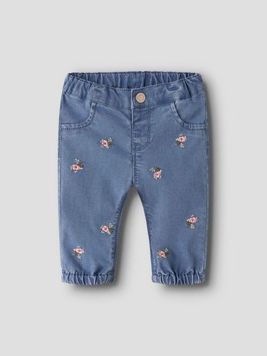 [01-37878.0] Weiche Babyjeans mit Bluemlistickerei (56)