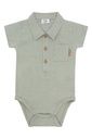 Babybody kurzarm mit Polokragen