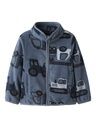 Fleecejacke mit Traktor