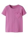T-Shirt mit Herzformiger Brusttasche
