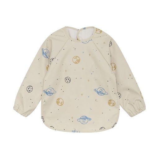 [01-37950.0] PU Essschürze Weltall Print Langarm