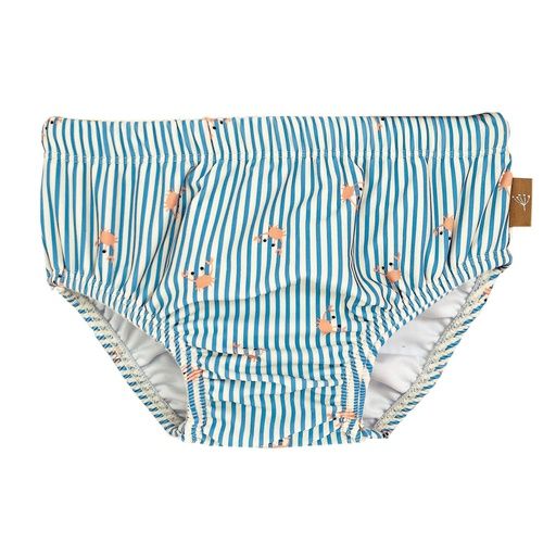 [01-37982.0] Gestreifte UV-Baby-Badewindel Krebs-Motiv