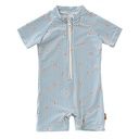 Kinder-Badeoverall UV-Schutz Krebs-Motiv