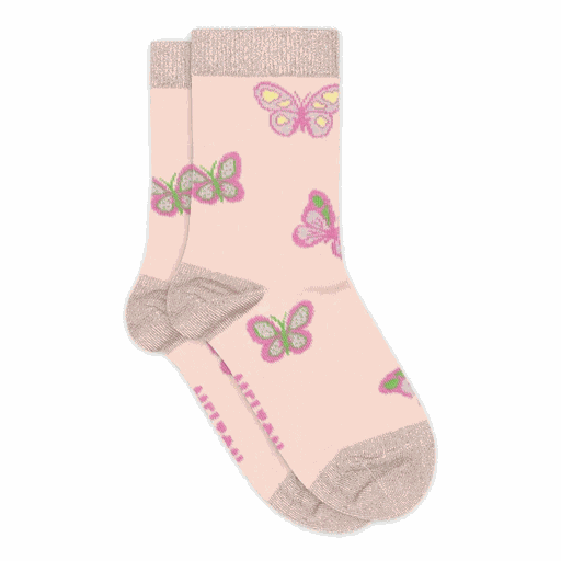 [01-38012.0] Kinder­socken mit Schmetterling-Print (27)