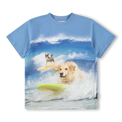 [01-38032.1] Jungen T-Shirt mit Surf-Hunde-Print (110)