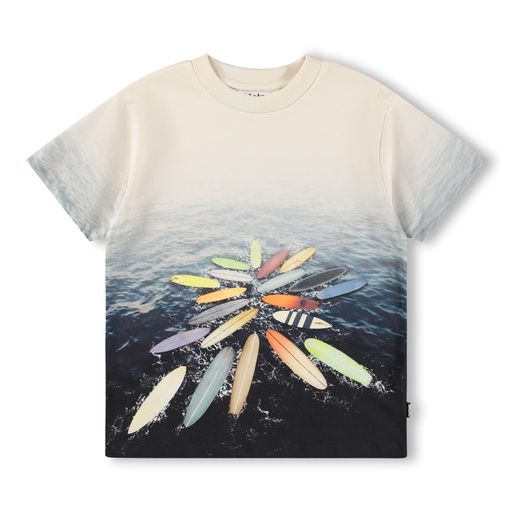 [01-38036.1] Jungen T-Shirt mit Surfboard-Print (140)