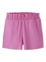 Jersey Shorts Uni mit gerafftem Bund