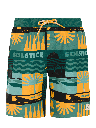 Jungen-Schwimmshorts gemustert