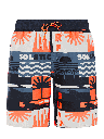 Jungen-Schwimmshorts gemustert