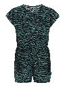 Kurzer gemusterter Mädchen-Jumpsuit