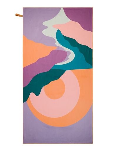 [01-38073.0] Bunt gemustertes Strandtuch 