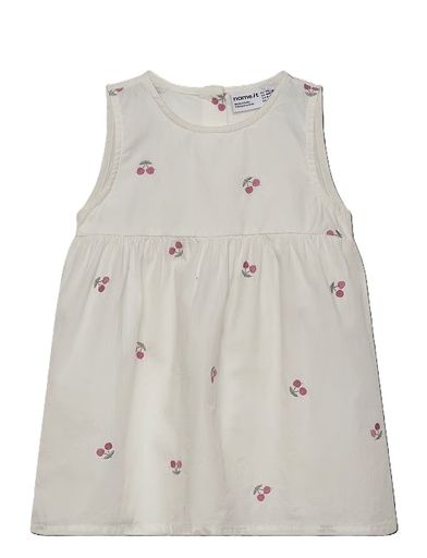 [01-37508.6] Baby-Kurzarmkleid mit Kirschen (Weiss, 68)
