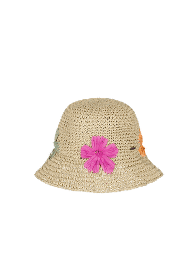 [01-38114.0] Kinder-Strohhut mit Blumen