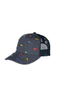 Kinder-Baseballcap mit Stickereien und Mesh