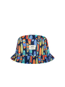Kinder-Buckethat gemustert