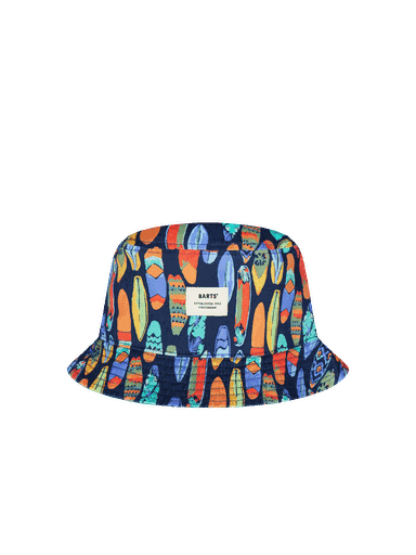 [01-38122.3] Kinder-Buckethat gemustert (Dunkelblau, 53)