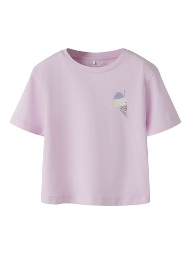 [01-38131.0] Mädchen T-Shirt mit Rückenprint (Rosa, 92)