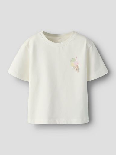 [01-38131.11] Mädchen T-Shirt mit Rückenprint (Weiss, 92)