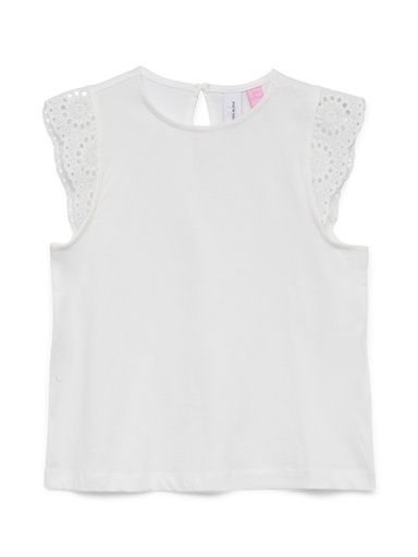 [01-38132.0] Shirt ärmellos Rüschen unifarben (122-128)