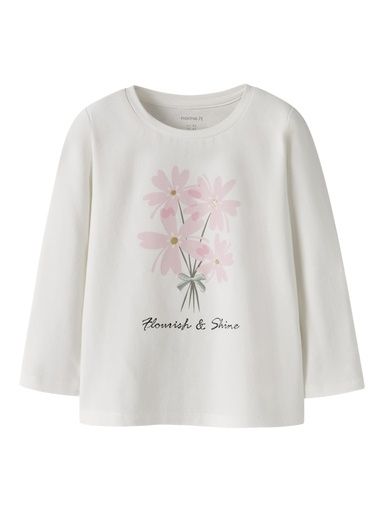 [01-38144.1] Mädchen Langarmshirt mit Brustdruck (122-128)