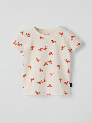[01-38148.1] Baby-T-Shirt mit Krabben-Print (74)