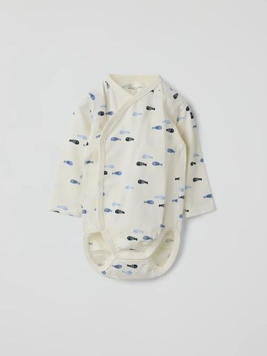 [01-38151.1] Baby-Wickelbody mit Fisch-Print (56)