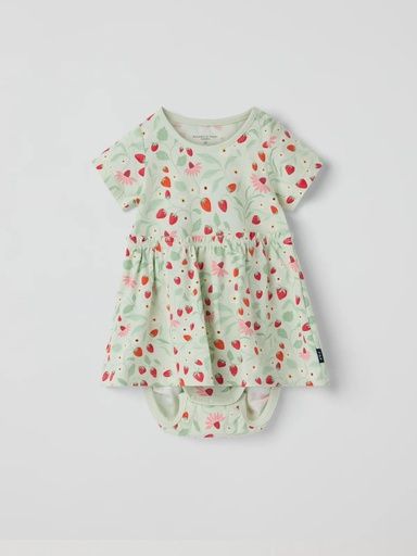 [01-38156.1] Baby-Bodykleid mit Erdbeer-Print (56)