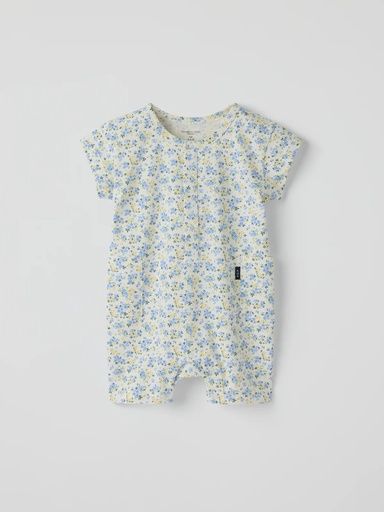 [01-38160.1] Kurzer, geblümter Baby-Jumpsuit (56)