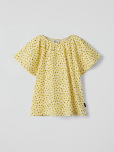 [01-38164.1] Mädchen-Rüschen-Top Blumen-Print (92)