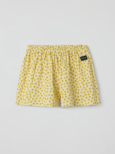 [01-38171.1] Mädchen Baumwoll-Shorts Blumen-Print (92)