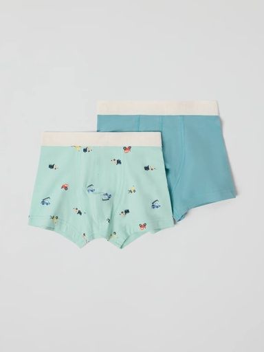 [01-38179.1] 2-Pack Knaben Boxershorts Auto-Print (86/92)