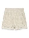 Mädchen Shorts in Häkellook mit Gummibund
