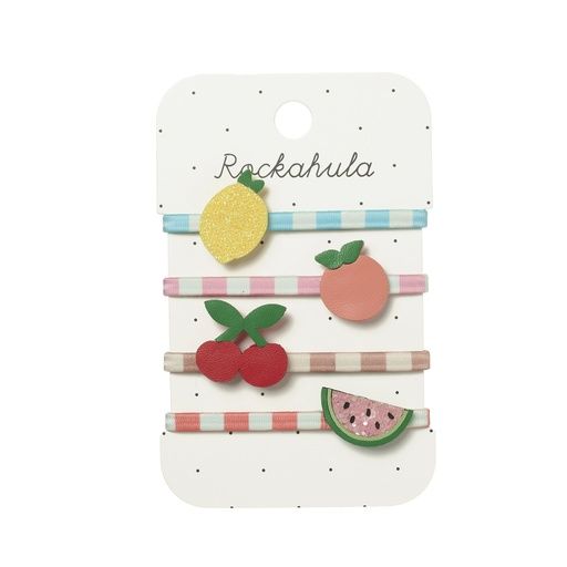 [01-38216.0] Bunte Haargummis mit Fruchtmotiven