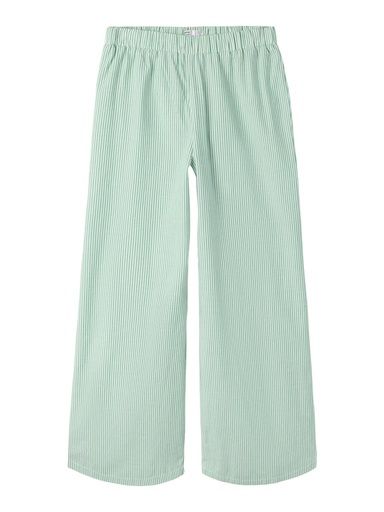 [01-38240.10] Mädchen Hose Gestreift (Grün, 158)