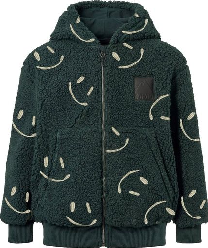 [01-38247.2] Kinder Fleecejacke Smiley-Print (128)