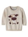 Baby Strickpullover Kuh