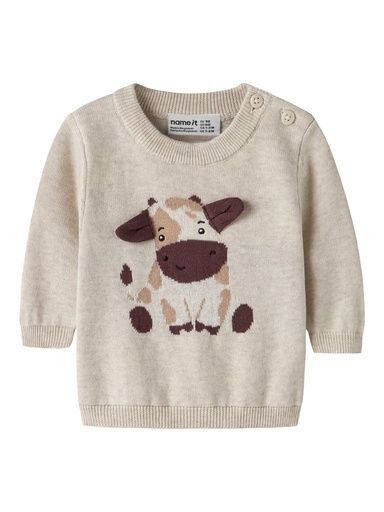 [01-38256.1] Baby Strickpullover Kuh (56)