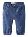 Weiche Babyjeans mit Stickerei