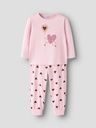 Mädchen Pyjama mit Herzdruck