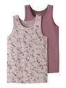 Tanktop Doppelpack Mädchen Blumen