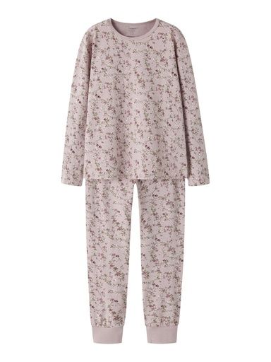 [01-38286.1] Pyjamaset Mädchen Blumen Muster (146-152)