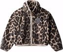 Kinder Fleecejacke Leo-Print