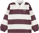 Jungen Rugbyshirt mit Streifen