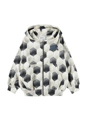 [01-38305.0] Jungen Kapuzenjacke mit Fussball-Print (128)