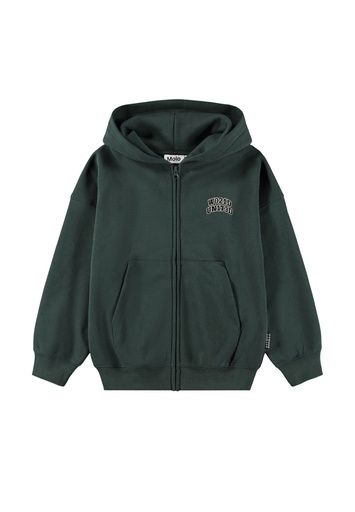 [01-38306.3] Knaben Kapuzenjacke mit Rückenschriftzug (140)
