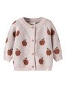 Baby Strickjacke Apfeljacquard