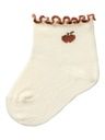 Babysocken mit Apfelmotif